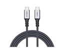 onit USB4-Kabel Pro USB C - USB C 1 m, Grau/Schwarz