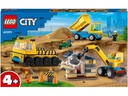 LEGO® City Baufahrzeuge und Kran mit Abrissbirne 60391