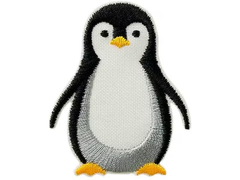 Mono-Quick Aufbügelbild Recycl-Patch Pinguin 1 Stück