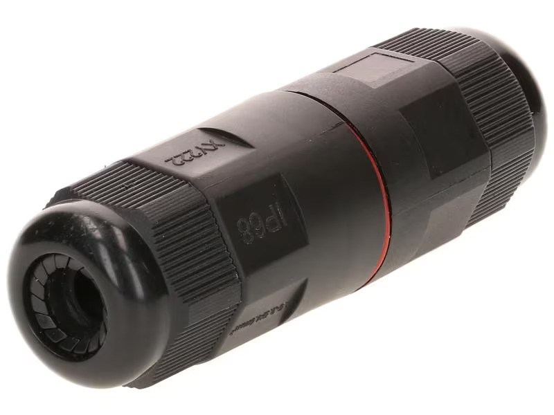 Max Hauri Verbindungsmuffe IP68, 6.5 - 11 mm, Schwarz