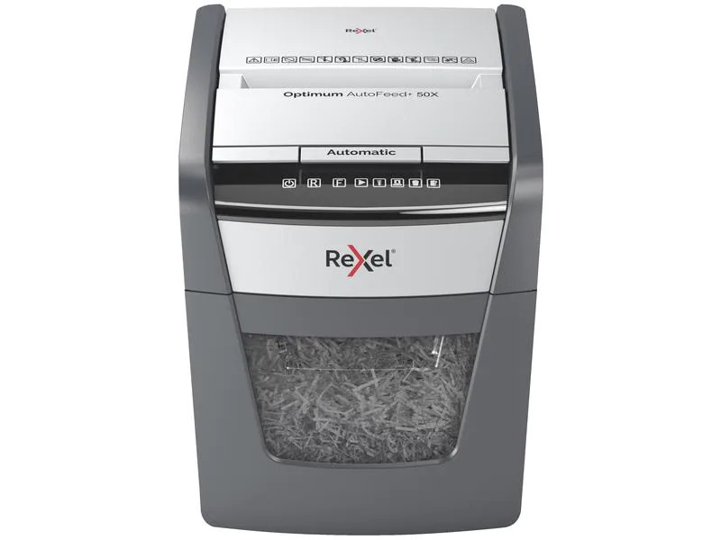 Rexel Aktenvernichter Optimum Autofeed + 50 X P-4, 50 Seiten