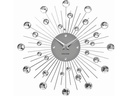 KARLSSON Wanduhr Sunburst Medium Ø 30 cm, Silber