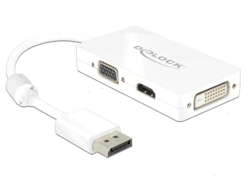 Delock Adapter DisplayPort - HDMI/VGA/DVI-D