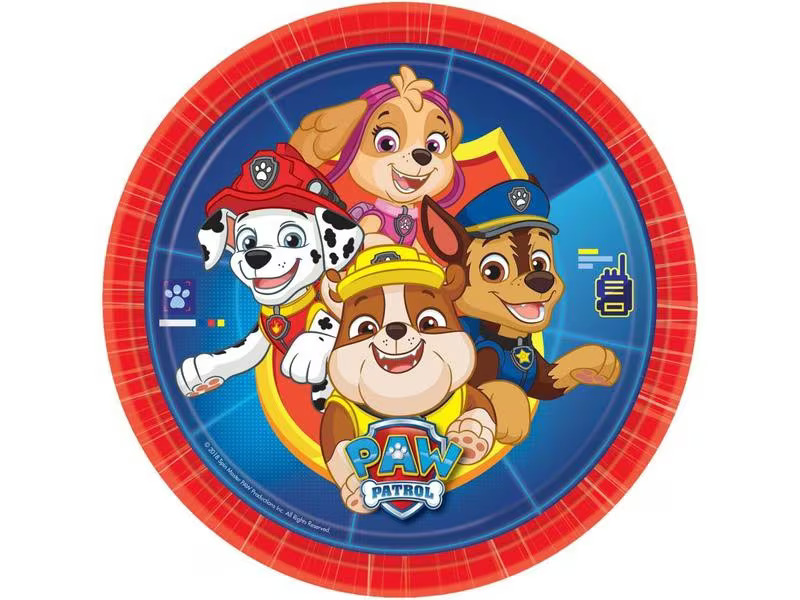 Amscan Einwegteller PawPatrol 8 Stück