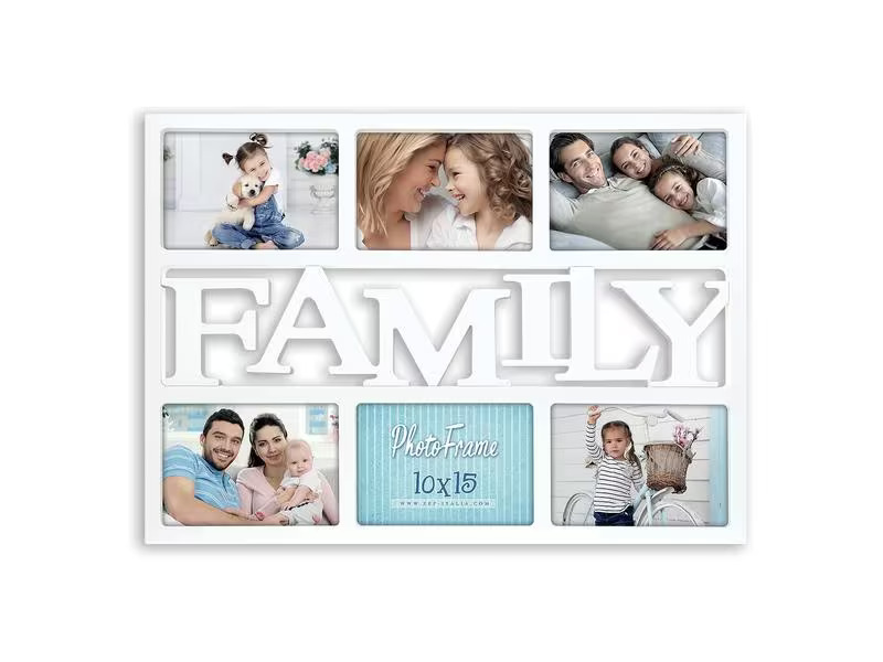 Zep Bilderrahmen Family Weiss, 10 x 15 cm