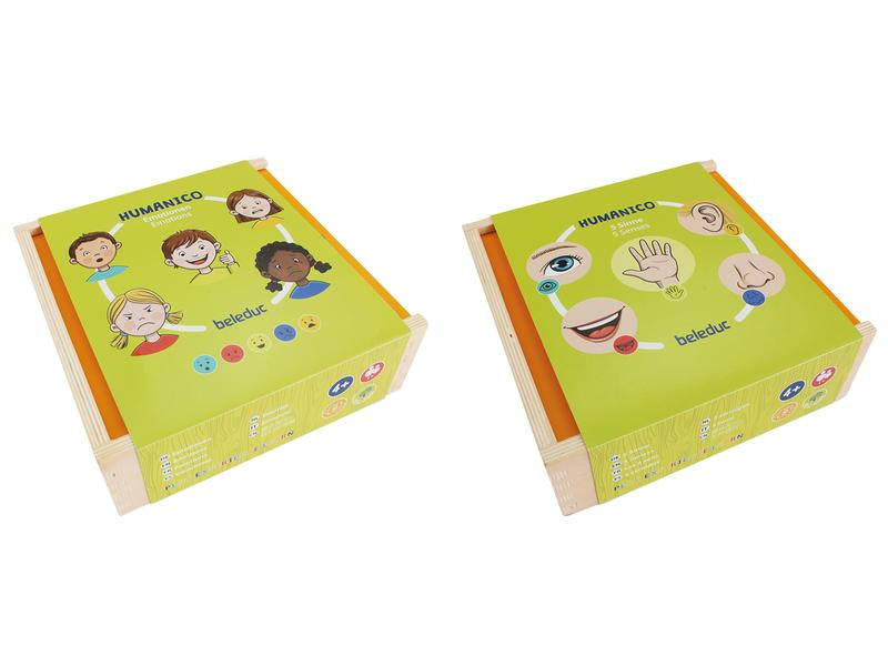 Beleduc Kinderspiel Humanico Emotionen / 5 Sinne