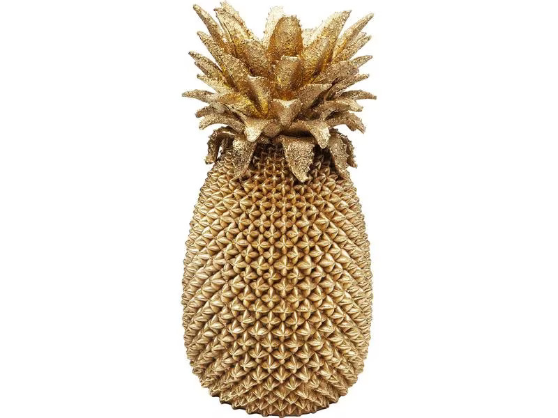 Kare Vase Pineapple 50 cm, Gold