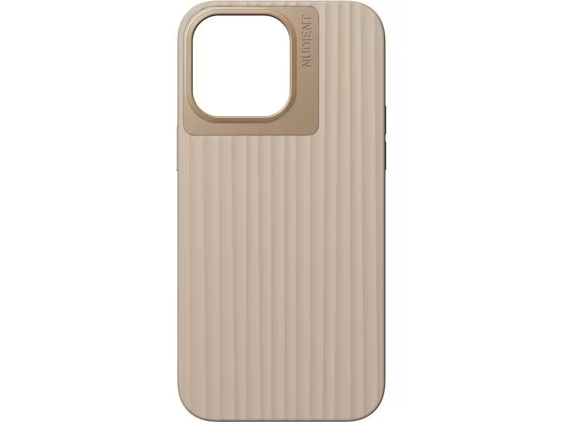 Nudient Back Cover Bold Case iPhone 14 Pro Max Leinen Beige