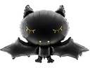 Partydeco Ballons Folienballon Fledermaus 80 x 52 cm, Schwarz