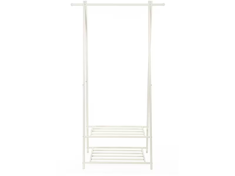 Songmics Garderobenständer 87.5 x 155 cm, Weiss