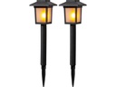 Star Trading Gartenlicht Solar Poller Flame Mini 2 Stück