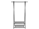 Songmics Garderobenständer 87.5 x 155 cm, Schwarz