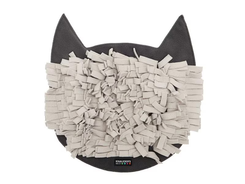 KNAUDER'S BEST Katzen-Spielzeug Schnüffelrasen, Braun