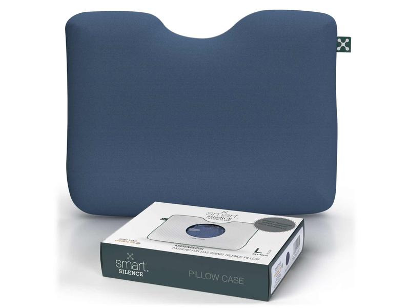 Smartsleep Kopfkissenbezug Silence L 54 x 40 x 12 cm, Dunkelblau