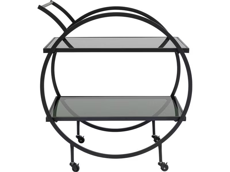 Kare Bartrolley Loft 85 x 74 cm, Schwarz