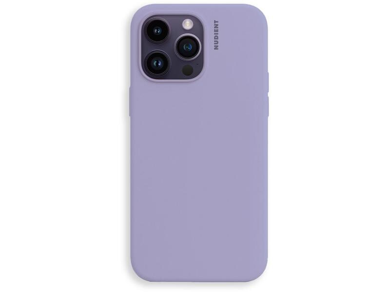 Nudient Back Cover Base Case 14 Pro Max Soft Purple