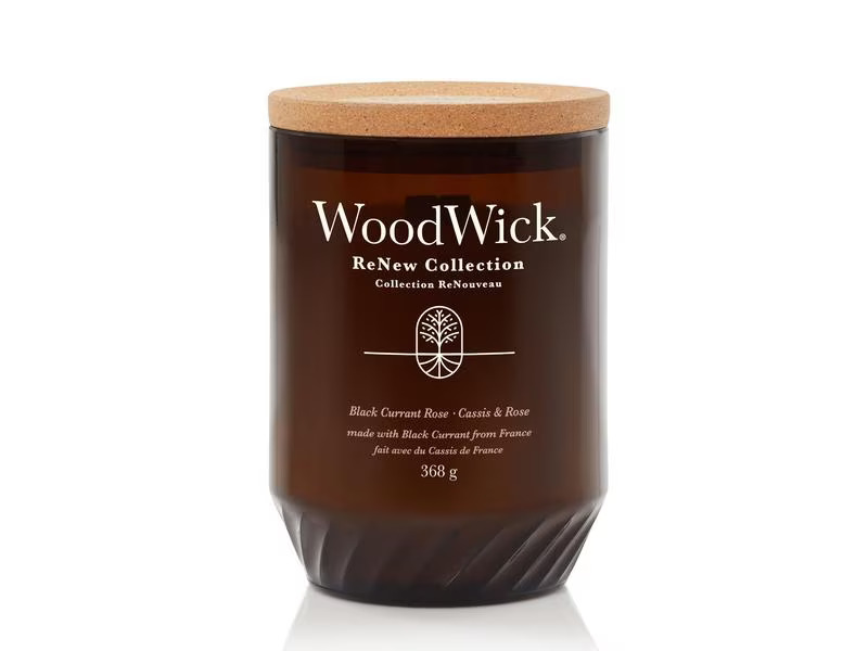 Woodwick Duftkerze Black Currant &amp; Rose ReNew Large Jar