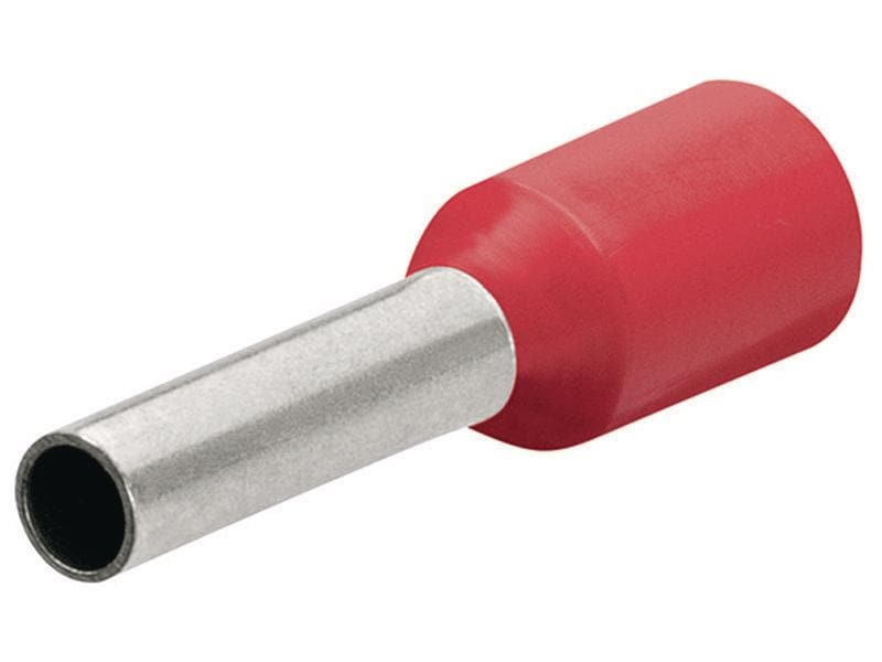 Knipex Aderendhülsen 28 x 18 mm Rot, 100 Stück