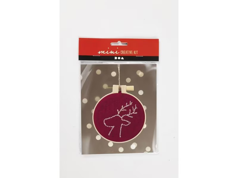 Creativ Company Bastelset Sticken Rentier