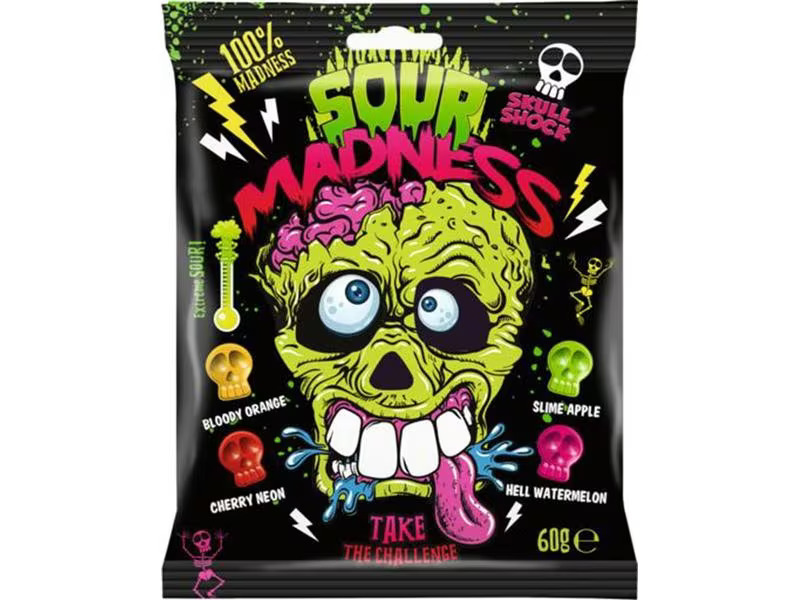 Webstar Gummibonbons Sour Madness 60 g