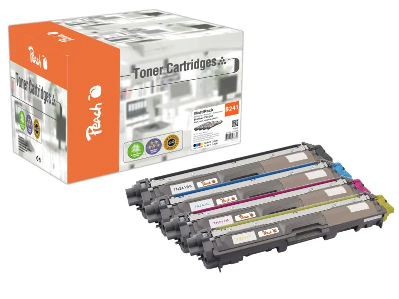 Peach Toner Brother TN-241 Black/Cyan/Magenta/Yellow