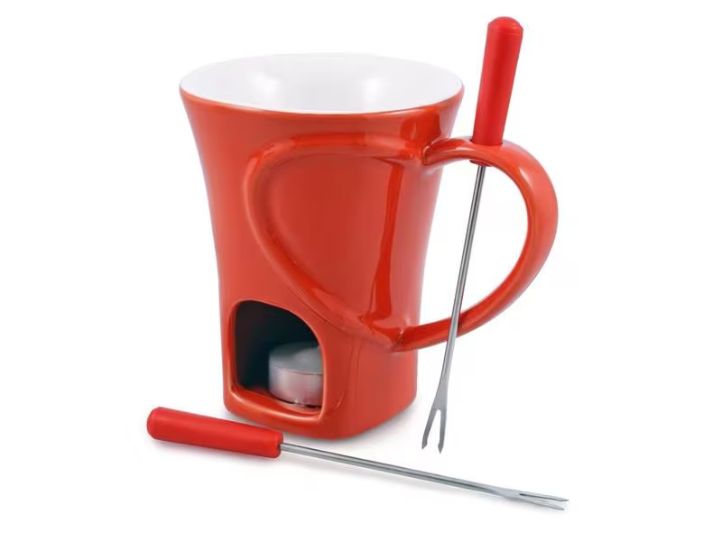 Swissmar Schokoladenfondue-Set 4 Teile, Rot