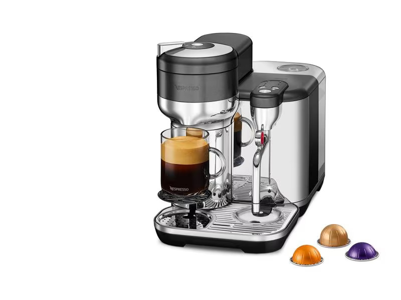 Sage Kaffeemaschine Nespresso Vertuo Creatista Black Steel