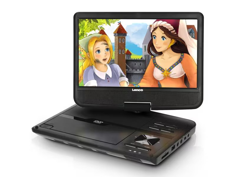 Lenco Portabler DVD Player DVP-1010BK