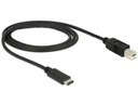 Delock USB 2.0-Kabel  USB C - USB B 1 m