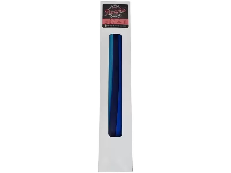 Chemica Aufbügelfolie Flex 30 x 50 cm, 3er Set, Blau