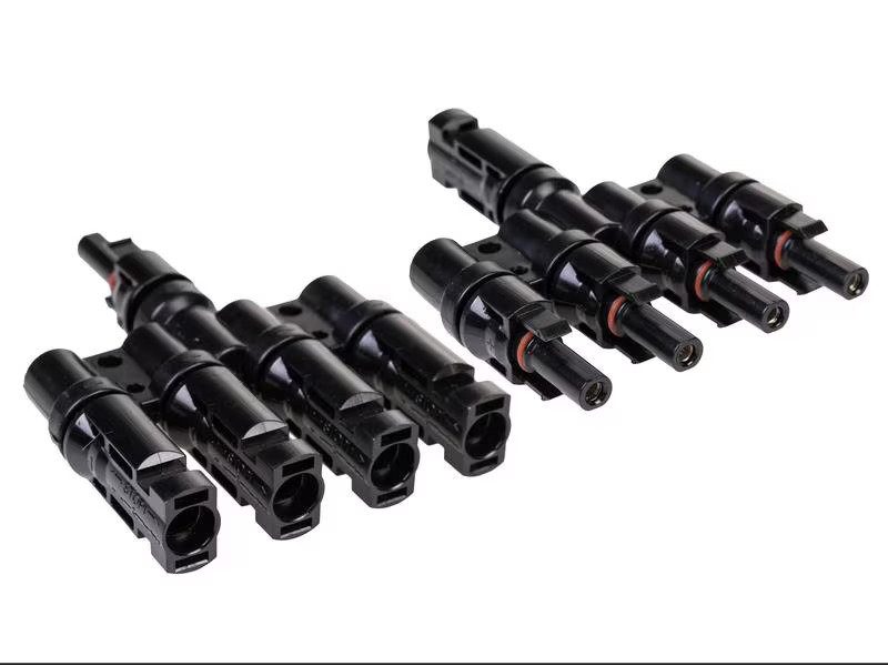 FURBER.power T-Verteiler MC4 kompatibel 1 auf 4, Set