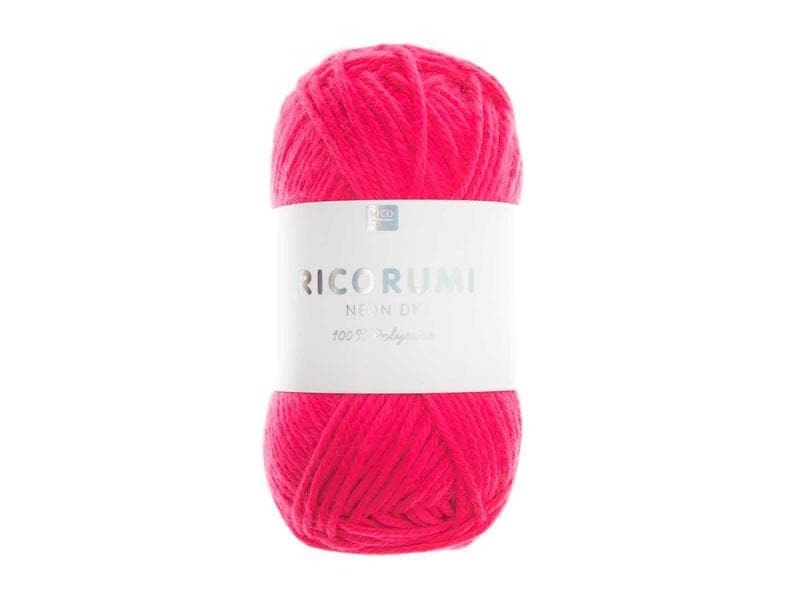 Rico Design Wolle Creative Ricorumi DK 25 g, Neonpink