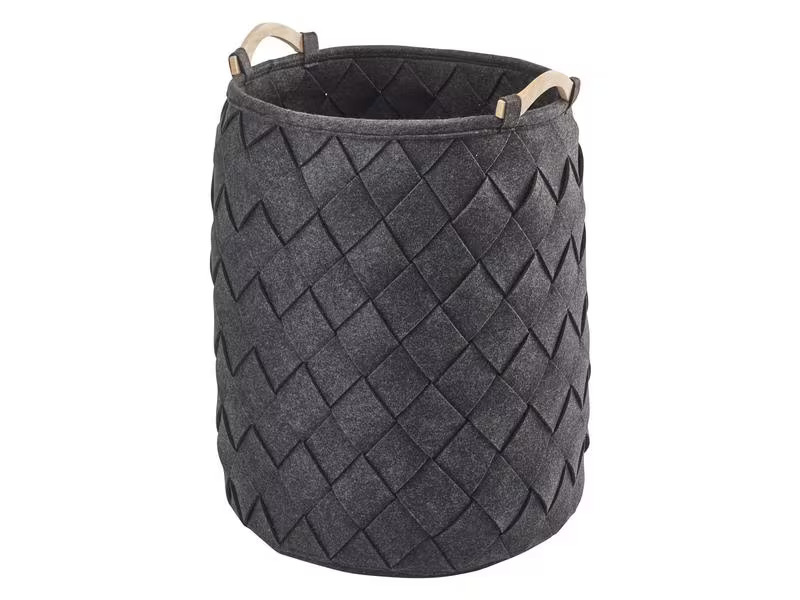 Aquanova Wäschekorb  Amy 75 l, Dunkelgrau