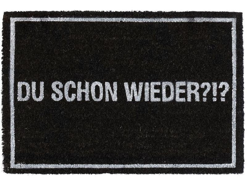 relaxdays Fussmatte Du schon wieder 41.5 cm x 64 cm