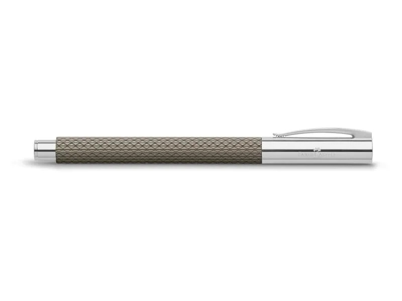 Faber-Castell Füllfederhalter AMBITION OpArt Medium (M), Grau