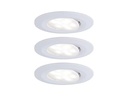 Paulmann Einbauspot LED Calla Basisset, 3 x 6W, 4.000K, Weiss