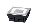 Paulmann Wegeleuchte LED Solar Cube, 0.24W, 2700K, Edelstahl