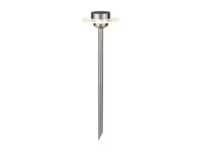 Paulmann Sockelleuchte LED Solarspiess Special Ufo, 3000K, Edelstahl
