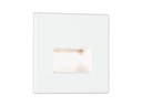 Paulmann Wandeinbauleuchte LED Edge Quadro, 1.2W, 2700K, Weiss