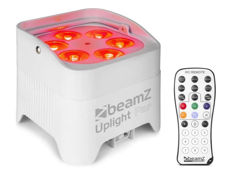 BeamZ Bodenstrahler BBP96SW Uplight Par Weiss