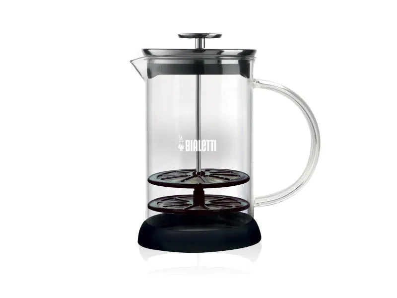 Bialetti Milchschäumer Schwarz/Transparent