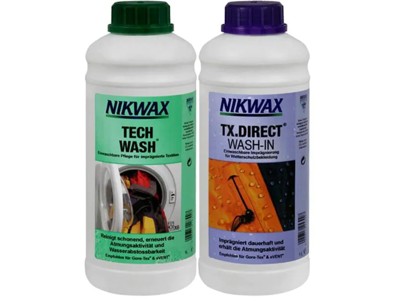 NIKWAX Set Tech Wash &amp; TX.Direct Wash-In 2 x 1 l