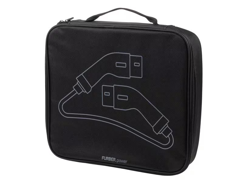FURBER.power Tasche für Elektroauto Ladekabel Deluxe Schwarz
