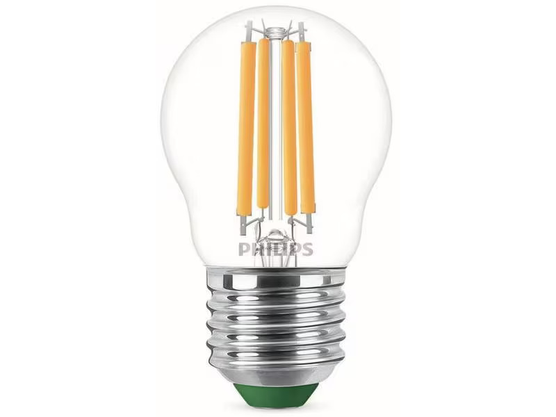 Philips E27 Tropfen LED, Ultra-Effizient, Warmweiss, 40W Ersatz