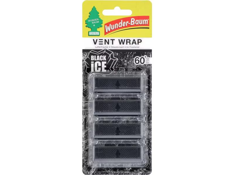 Wunderbaum Auto-Lufterfrischer Vent Wrap Black Ice