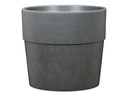 scheurich Blumentopf Groove 12.7 cm, Anthrazit