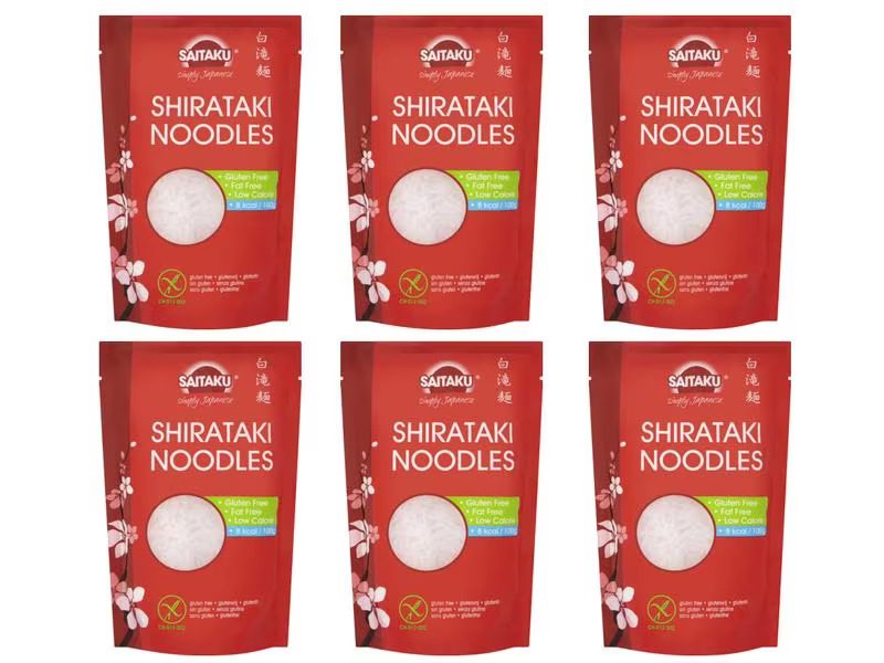 Saitaku Shirataki Noodles 6 x 200 g