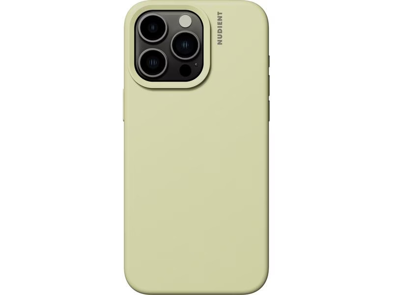 Nudient Back Cover Base Case iPhone 15 Pro Max Pale Yellow