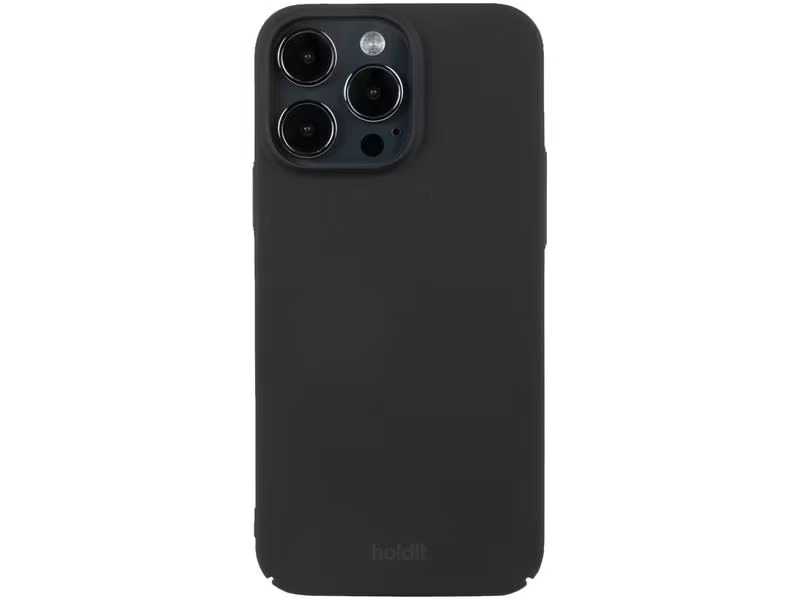Holdit Back Cover Slim iPhone 15 Pro Max Schwarz