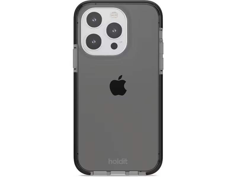 Holdit Back Cover Seethru iPhone 15 Pro Schwarz